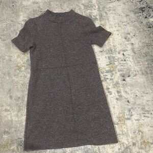 Zara Gray Short Sleeve Dress